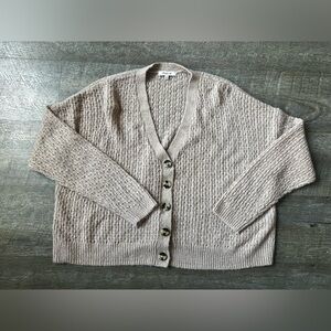 NWOT Madewell Alpaca Blend Relaxed Fit Cardigan | Medium | Dusty Mauve